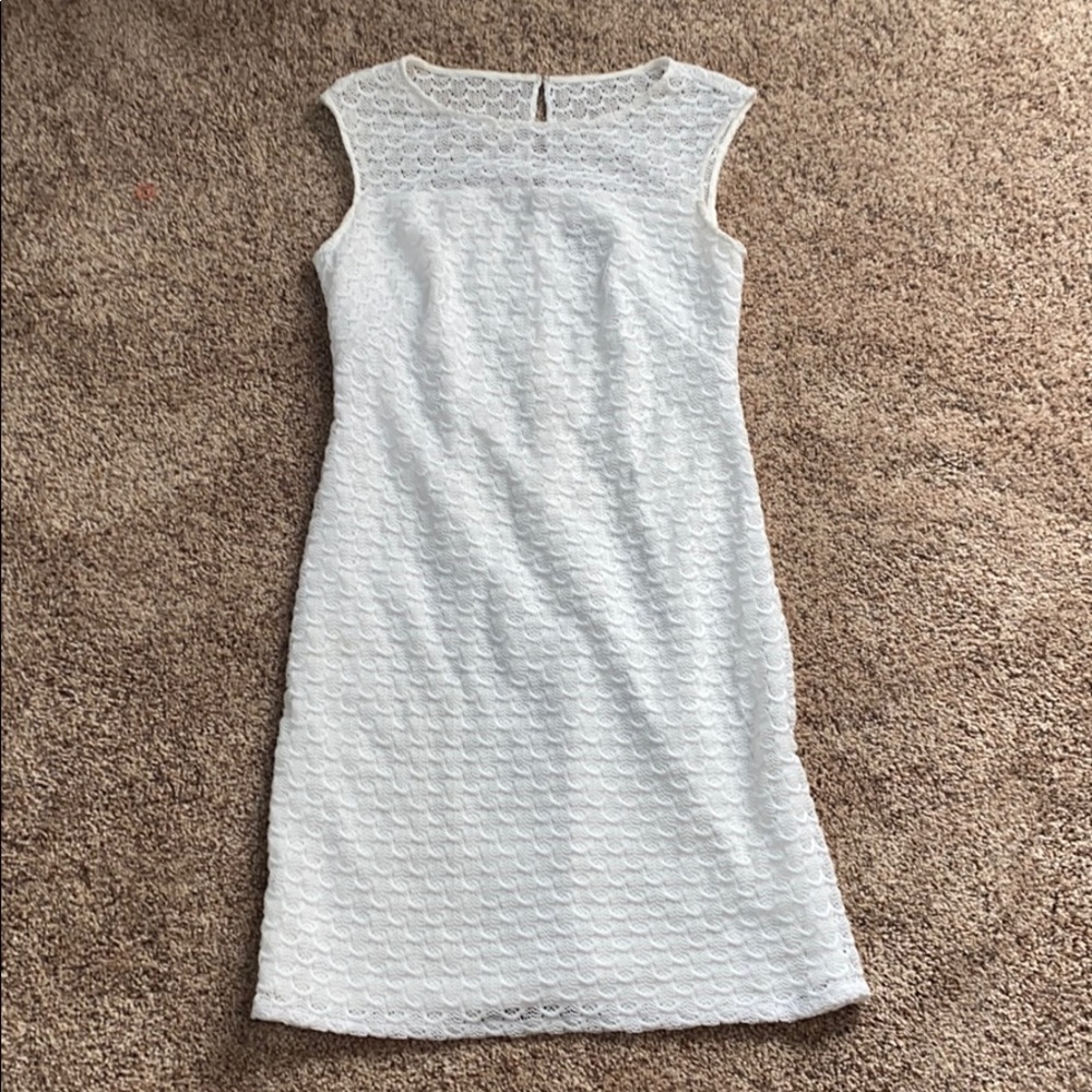 Lace white dress